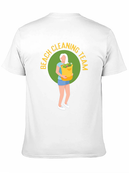 Beach Cleaning Team Graphic T-Shirt