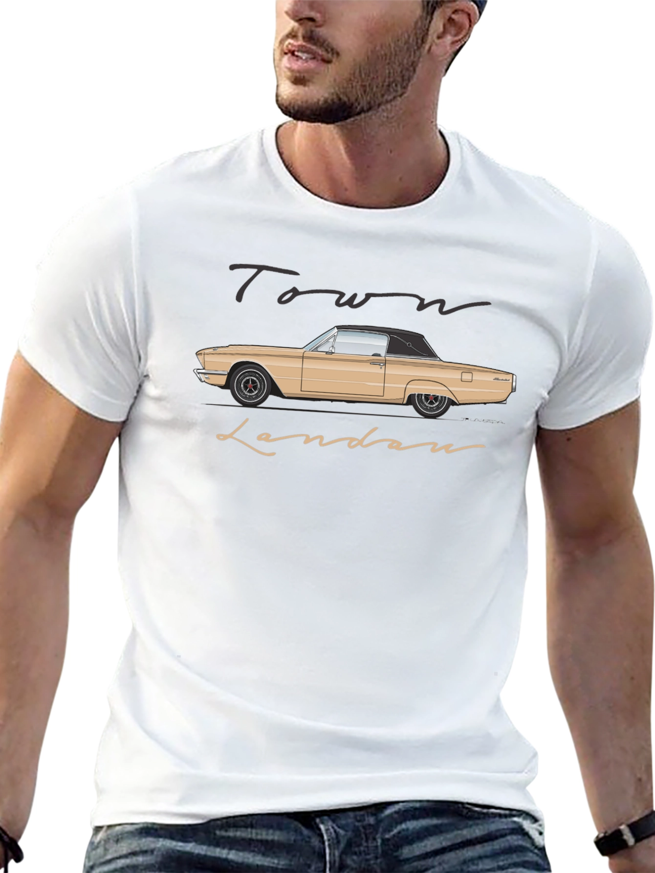 Town Landau Car Graphic T-Shirt