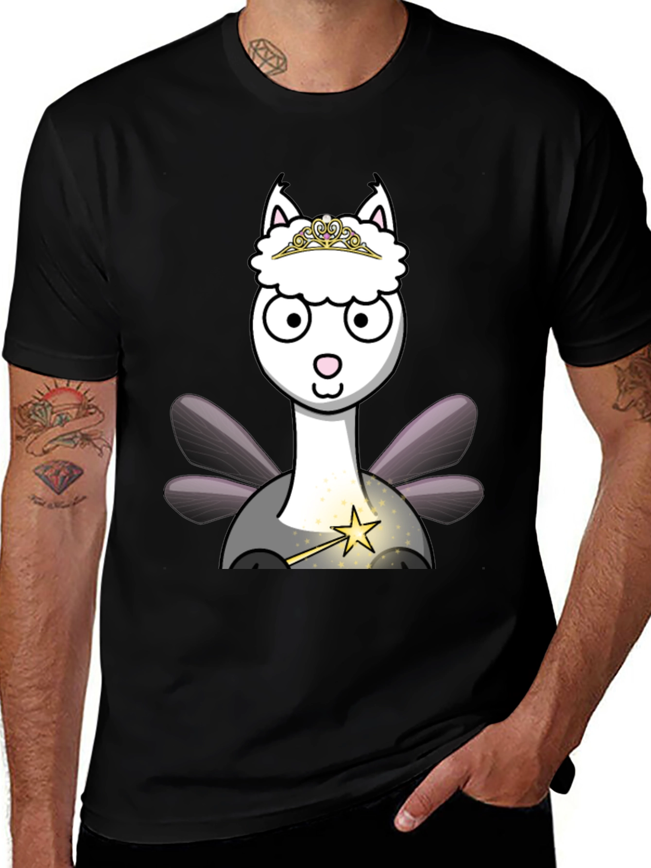 Llama Fairy T-Shirt - Whimsical & Cute