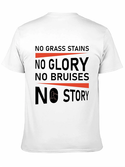 No Grass Stains Baseball T-Shirt