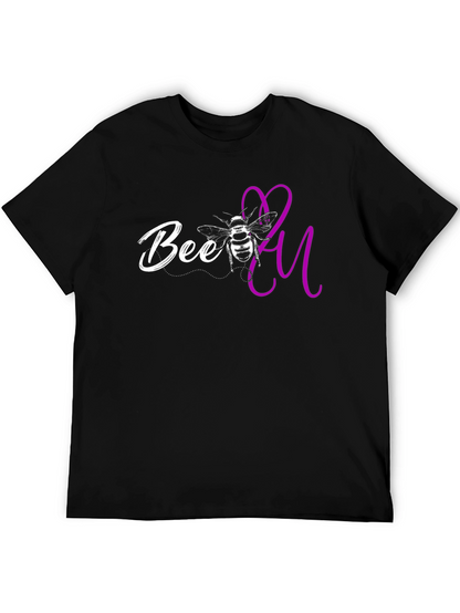 Bee You Graphic T-Shirt - Black Casual Tee