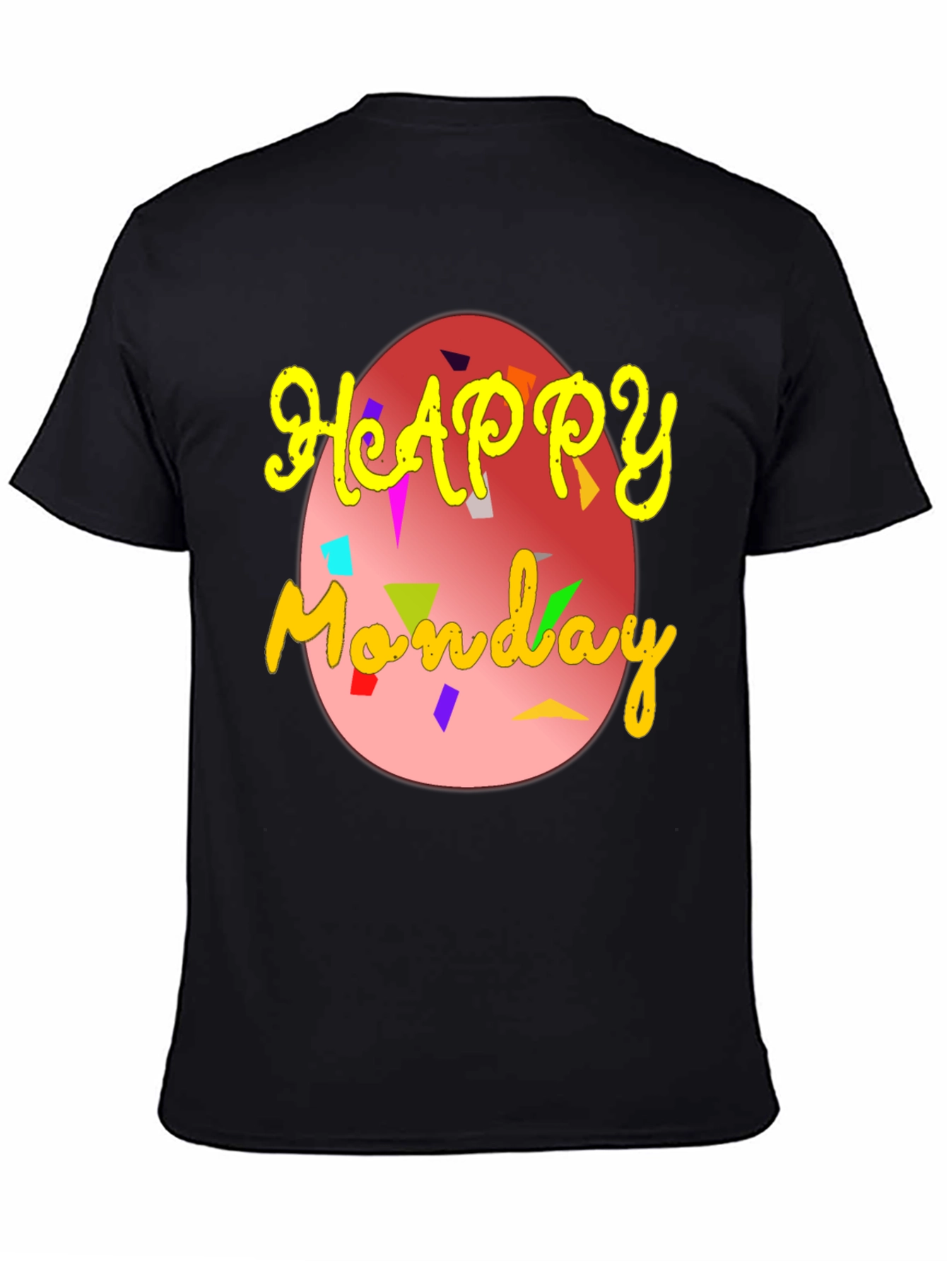 Happy Monday Egg Graphic T-Shirt