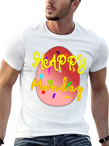 Happy Monday Egg Graphic T-Shirt