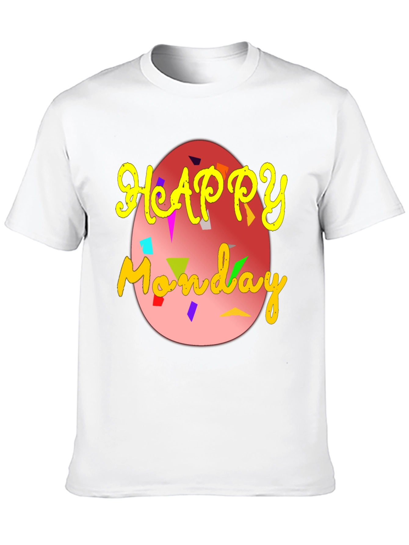 Happy Monday Egg Graphic T-Shirt