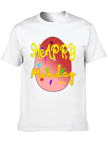 Happy Monday Egg Graphic T-Shirt