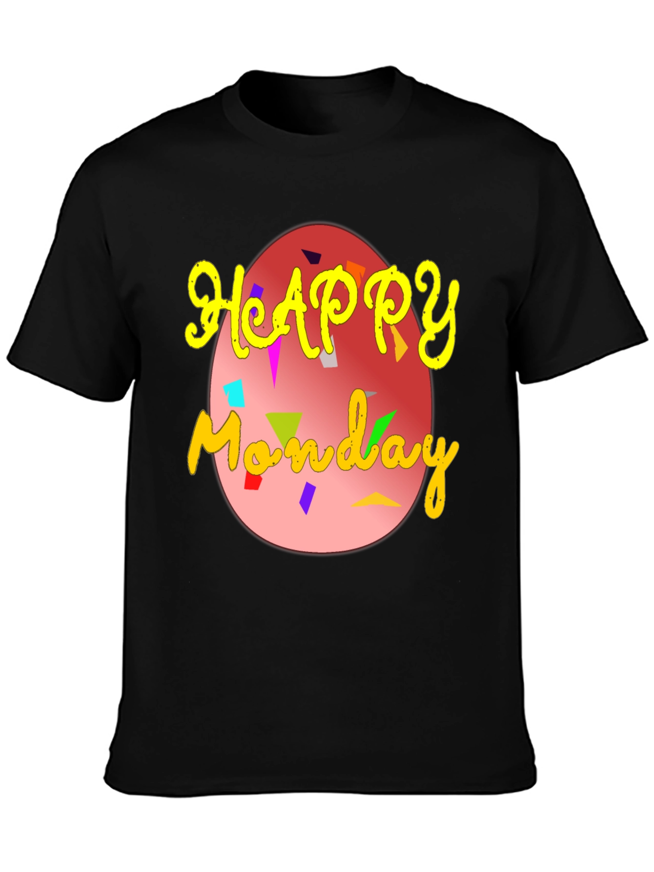 Happy Monday Egg Graphic T-Shirt