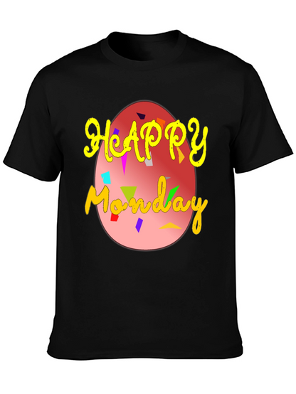 Happy Monday Egg Graphic T-Shirt