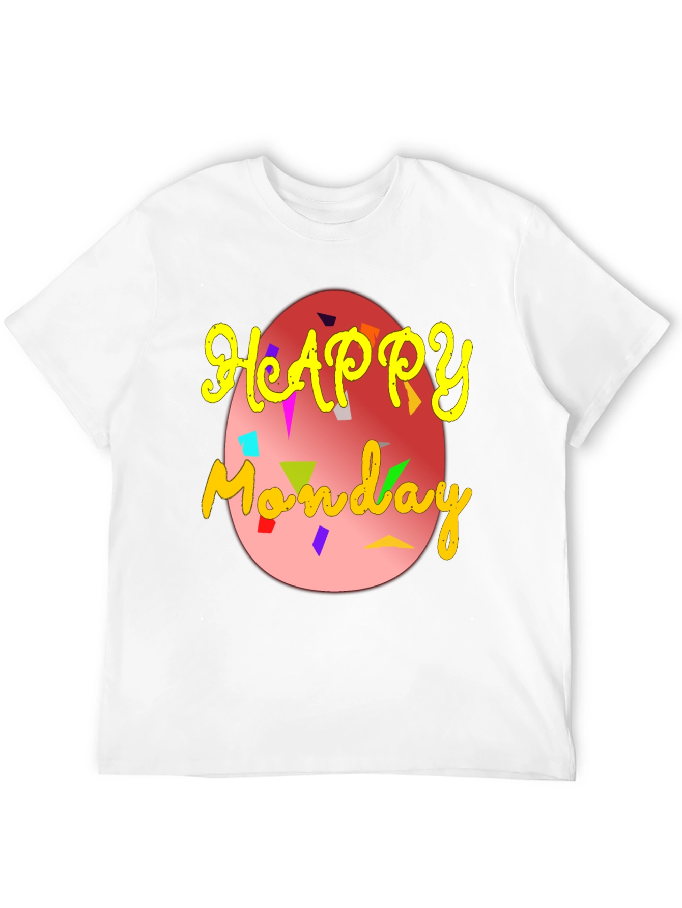 Happy Monday Egg Graphic T-Shirt
