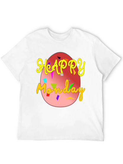 Happy Monday Egg Graphic T-Shirt