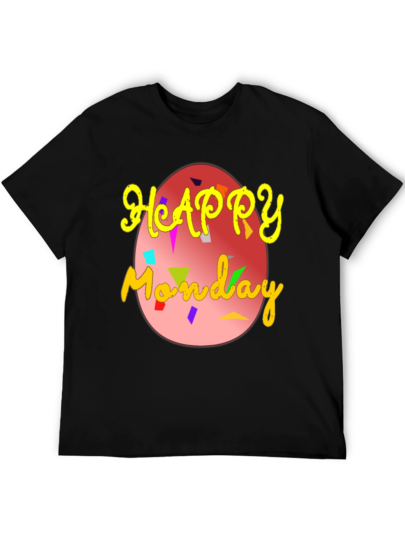 Happy Monday Egg Graphic T-Shirt
