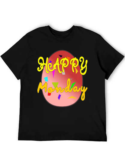 Happy Monday Egg Graphic T-Shirt