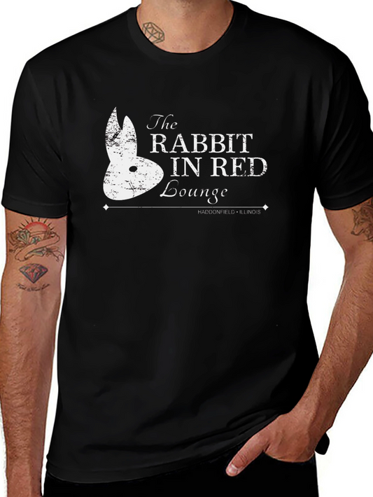 Rabbit In Red Lounge T-Shirt - Haddonfield Illinois