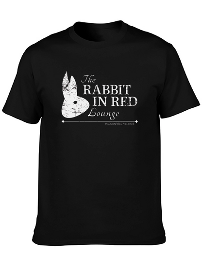 Rabbit In Red Lounge T-Shirt - Haddonfield Illinois
