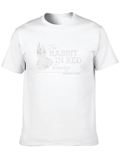 Rabbit In Red Lounge T-Shirt - Haddonfield Illinois