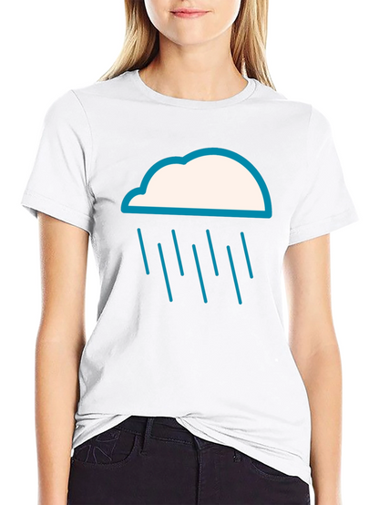 Rain Cloud Graphic Tee - Weather T-Shirt