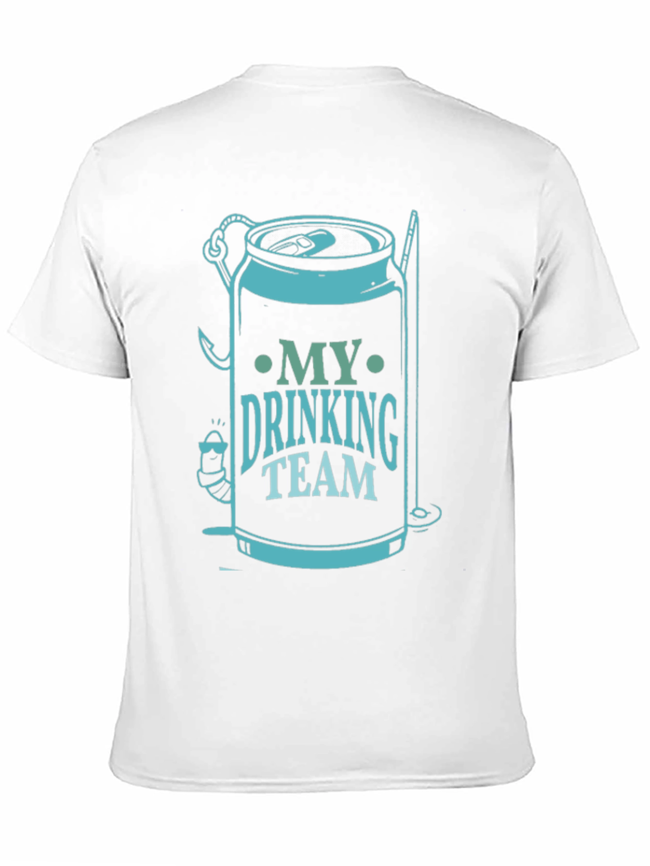 My Drinking Team Black Graphic T-Shirt