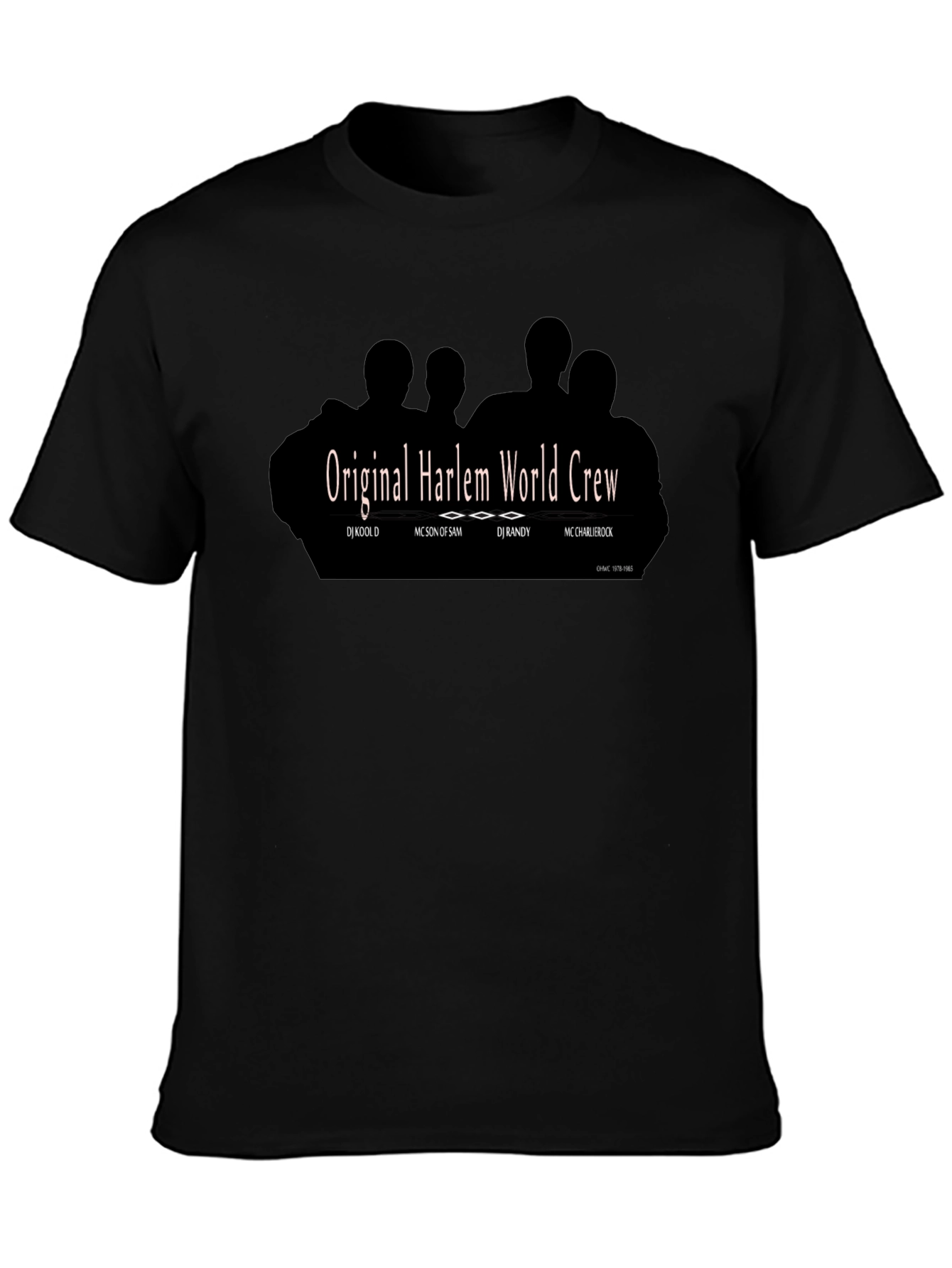 Original Harlem World Crew Black T-Shirt