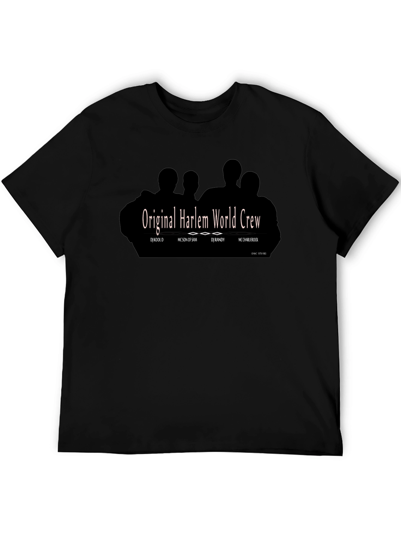Original Harlem World Crew Black T-Shirt