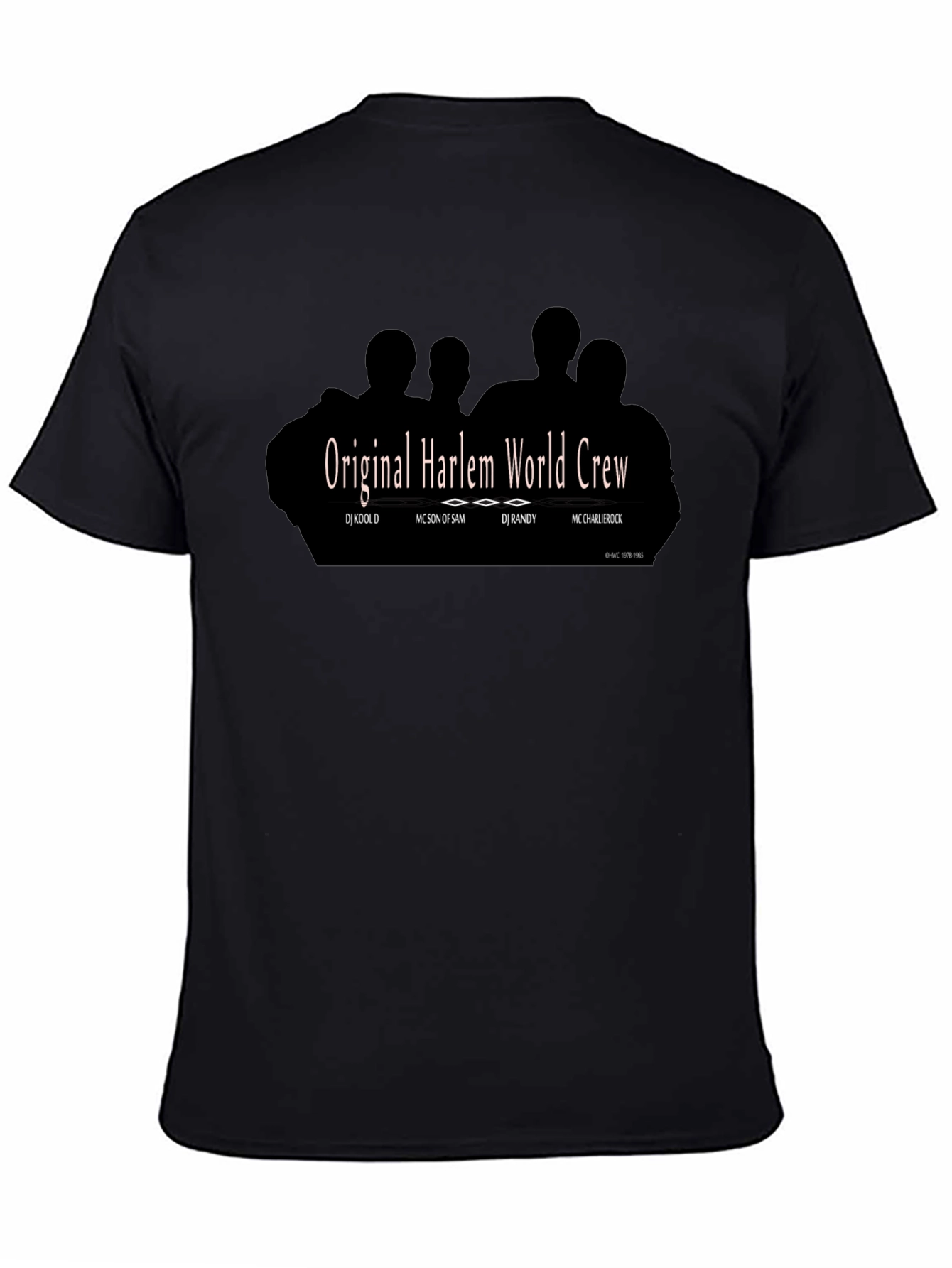 Original Harlem World Crew Black T-Shirt