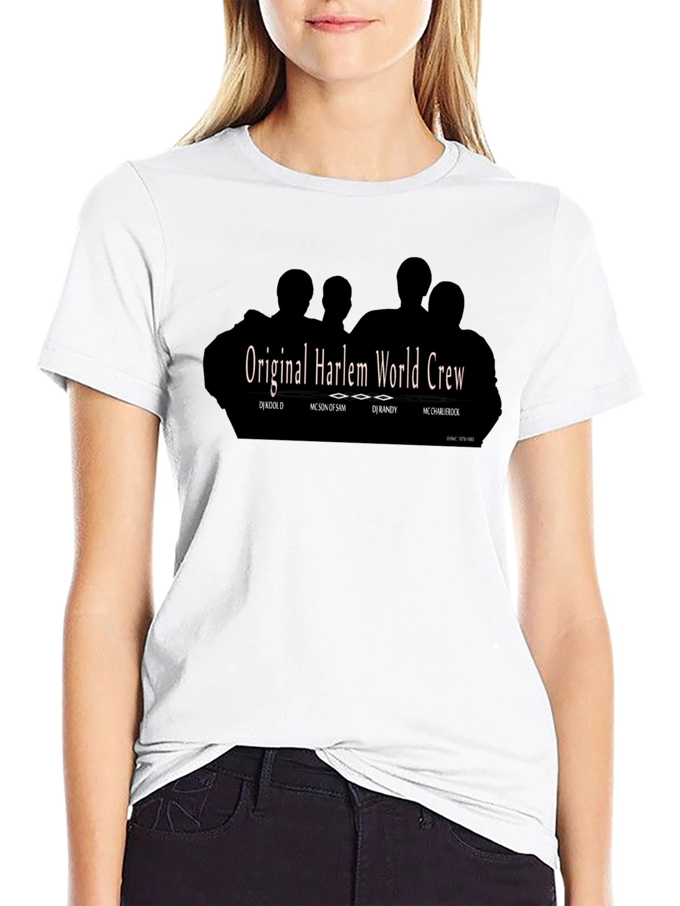 Original Harlem World Crew Black T-Shirt
