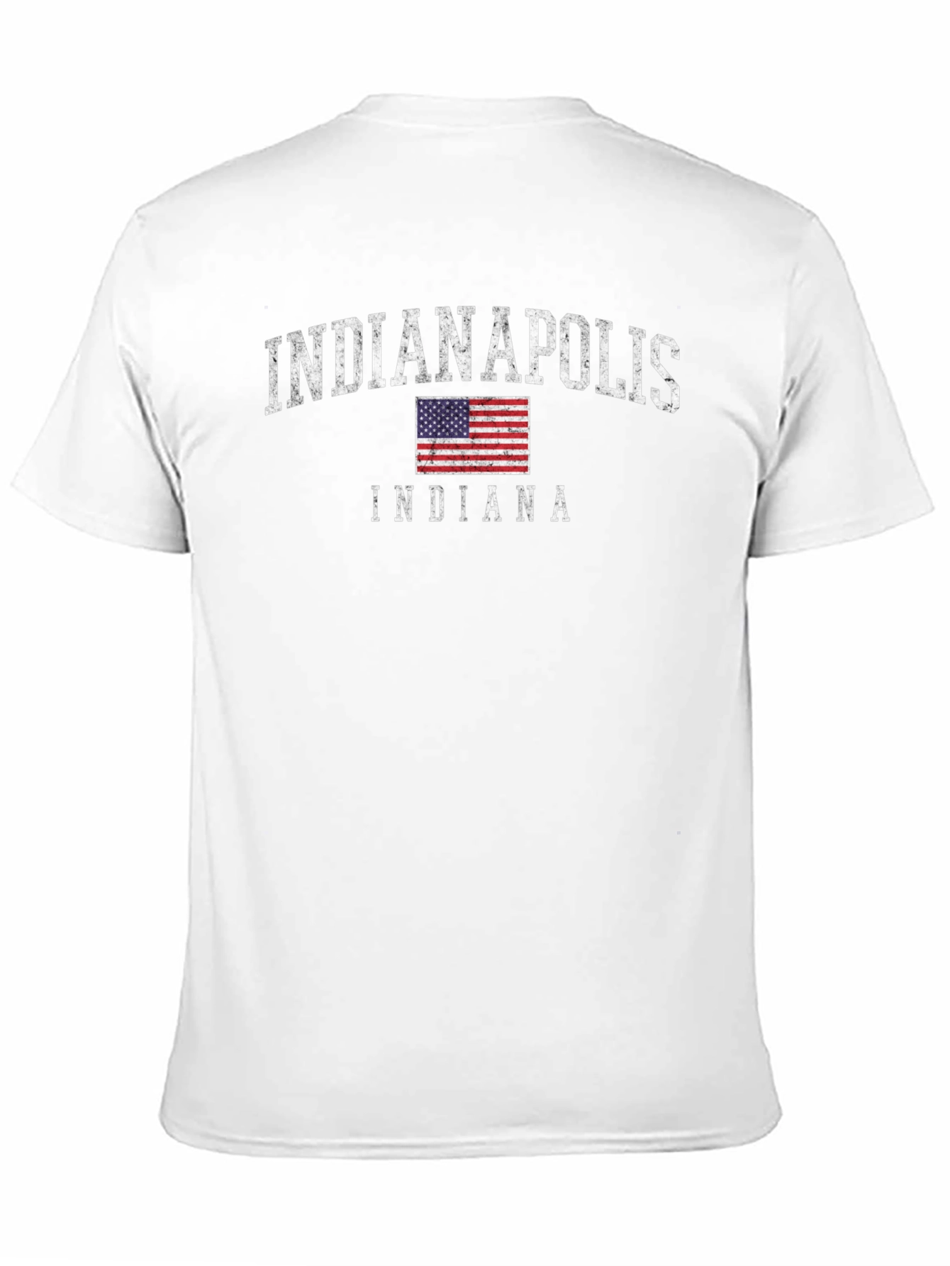 Indianapolis Indiana Flag Graphic T-Shirt
