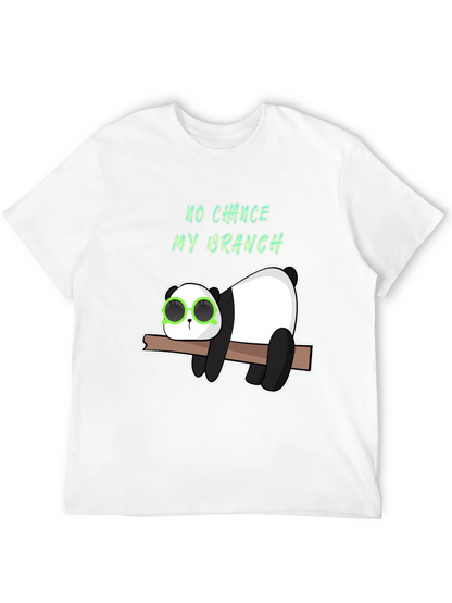 Lazy Panda on Branch Graphic T-Shirt