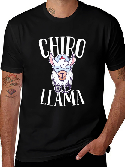 Chiro Llama T-Shirt - Cute Chiropractor Gift