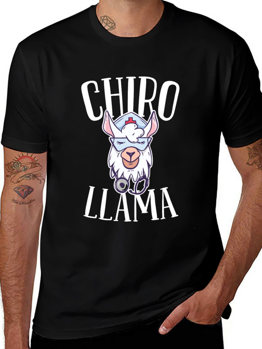 Chiro Llama T-Shirt - Cute Chiropractor Gift