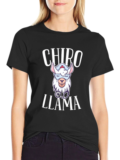 Chiro Llama T-Shirt - Cute Chiropractor Gift