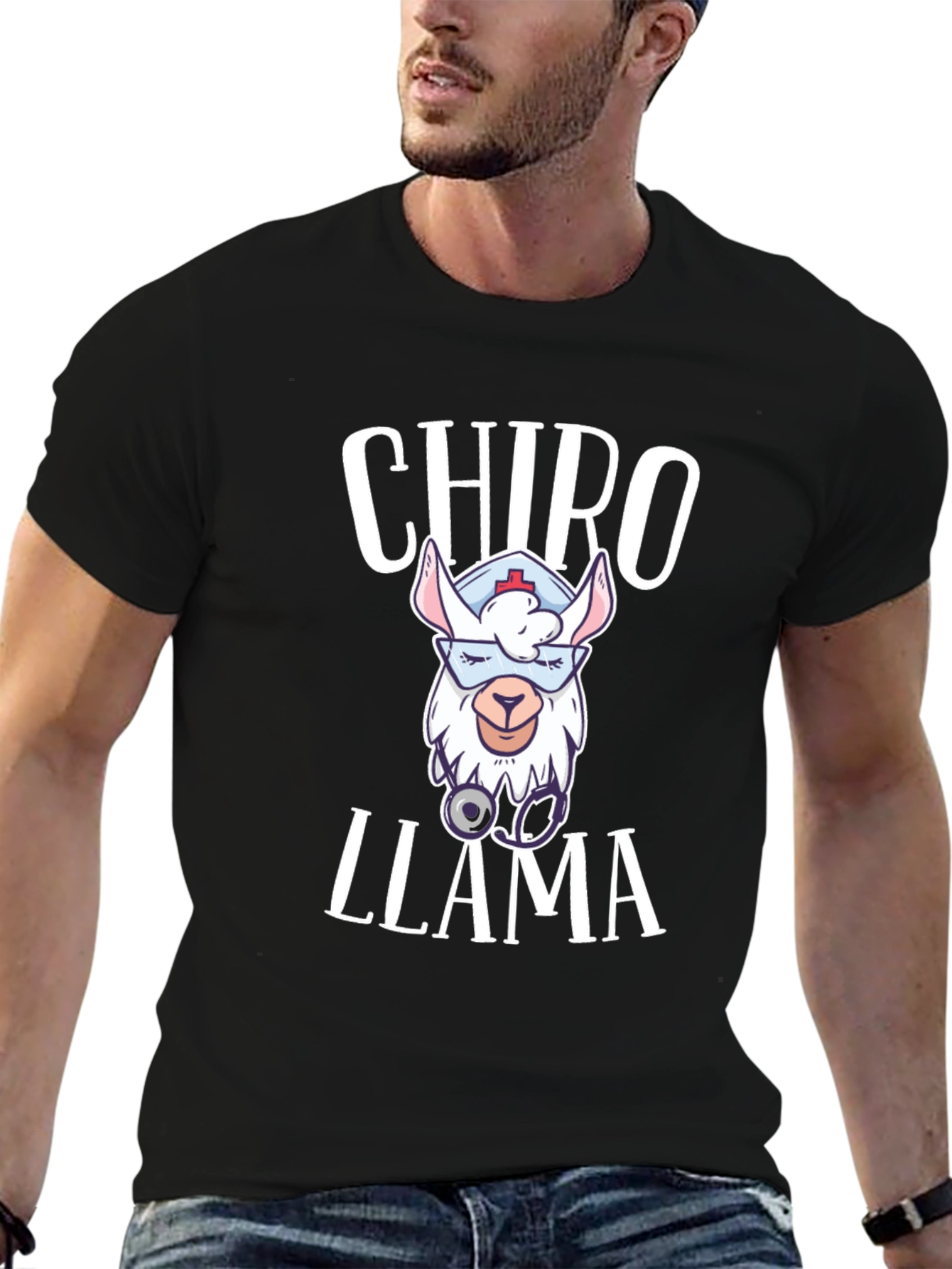 Chiro Llama T-Shirt - Cute Chiropractor Gift