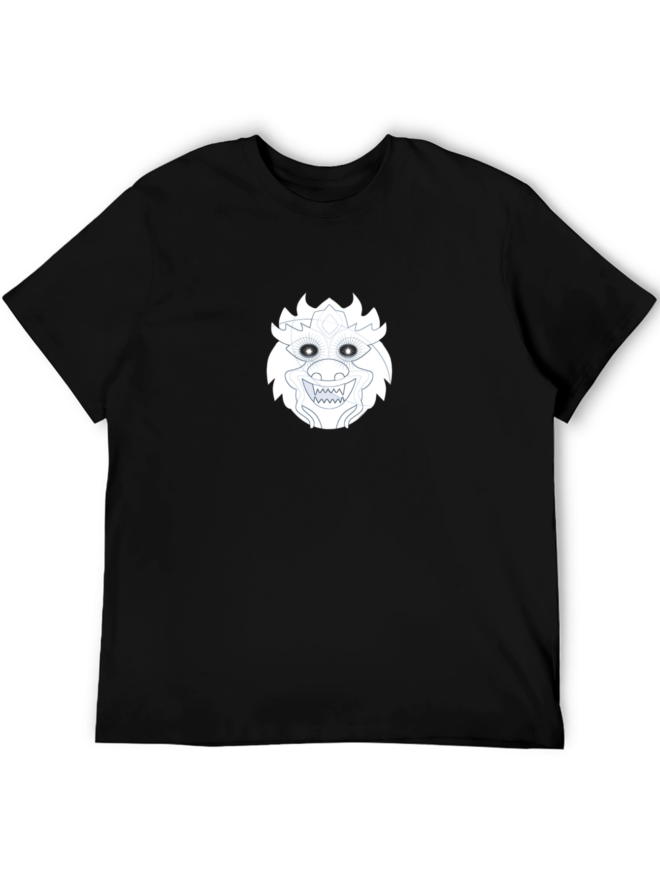 Graphic Print Black T-Shirt