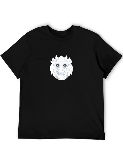 Graphic Print Black T-Shirt