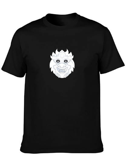 Graphic Print Black T-Shirt