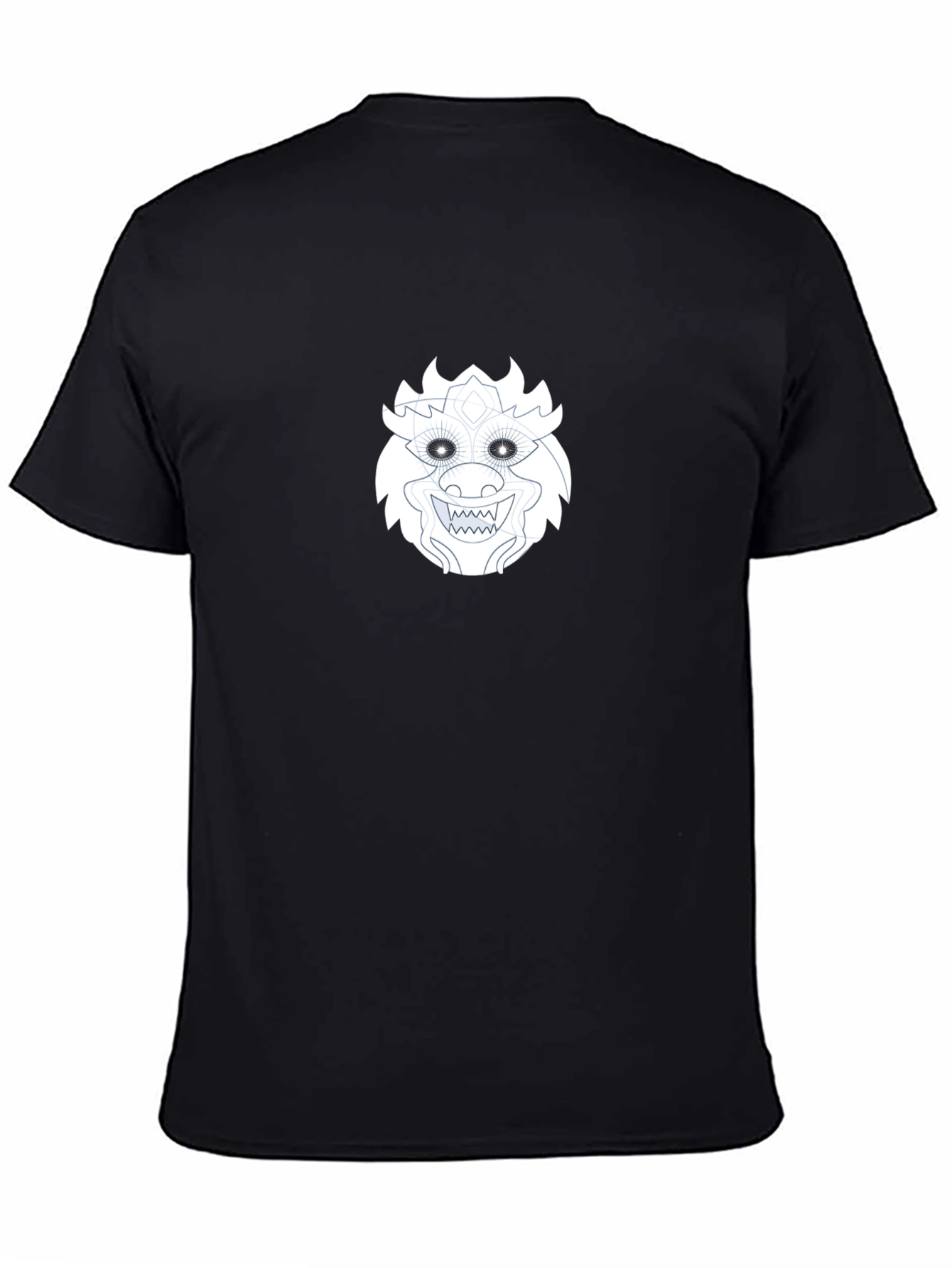 Graphic Print Black T-Shirt