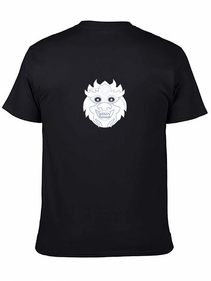 Graphic Print Black T-Shirt