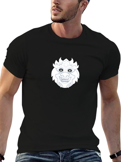 Graphic Print Black T-Shirt