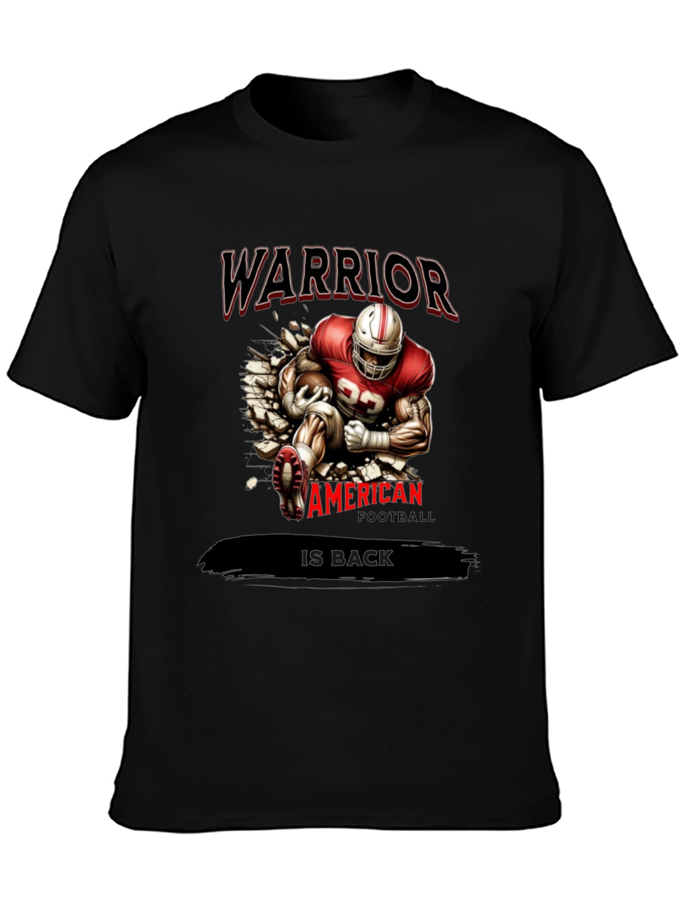 Warrior Football Graphic T-Shirt