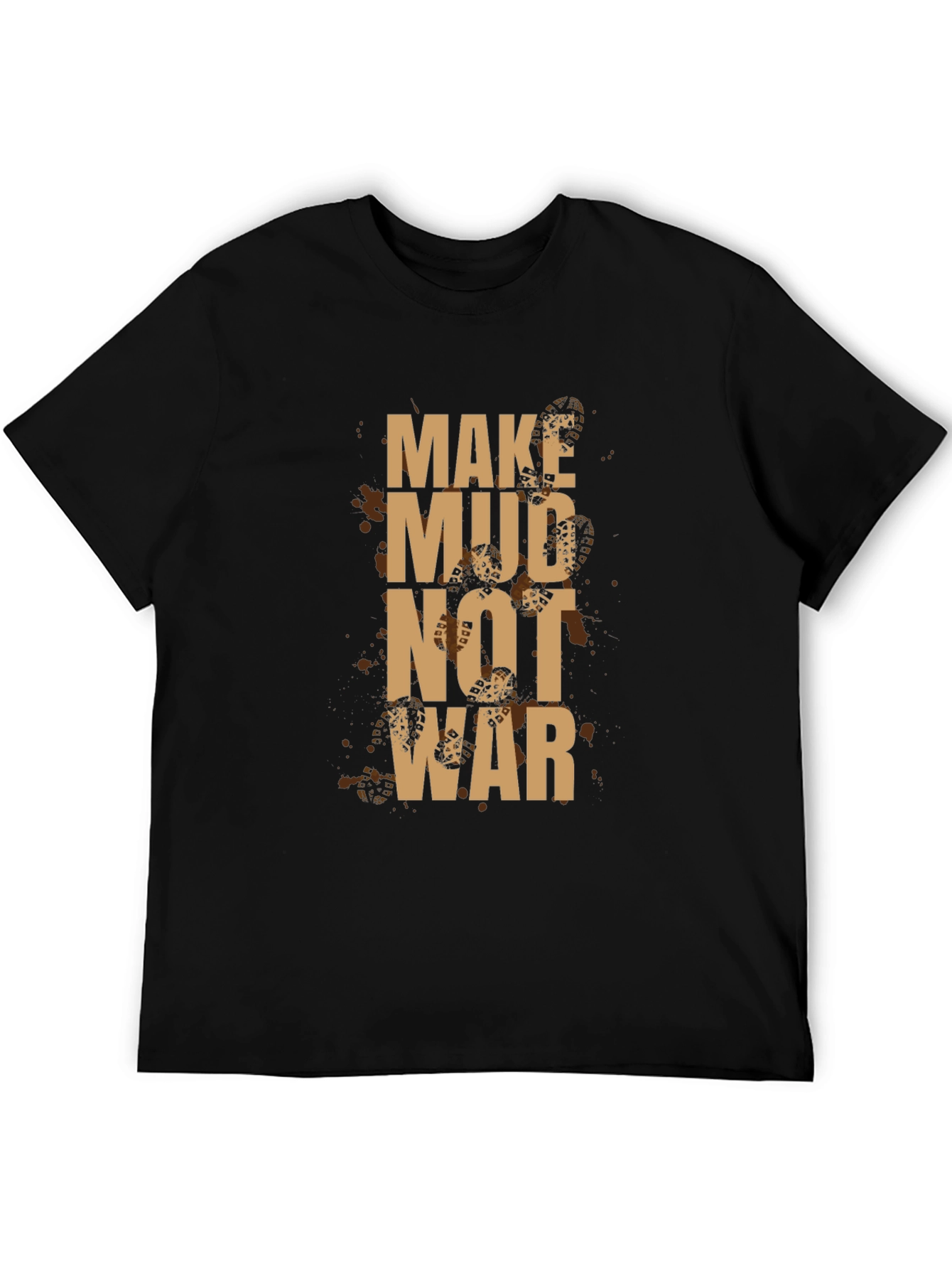 Make Mud Not War Graphic Tee - Black