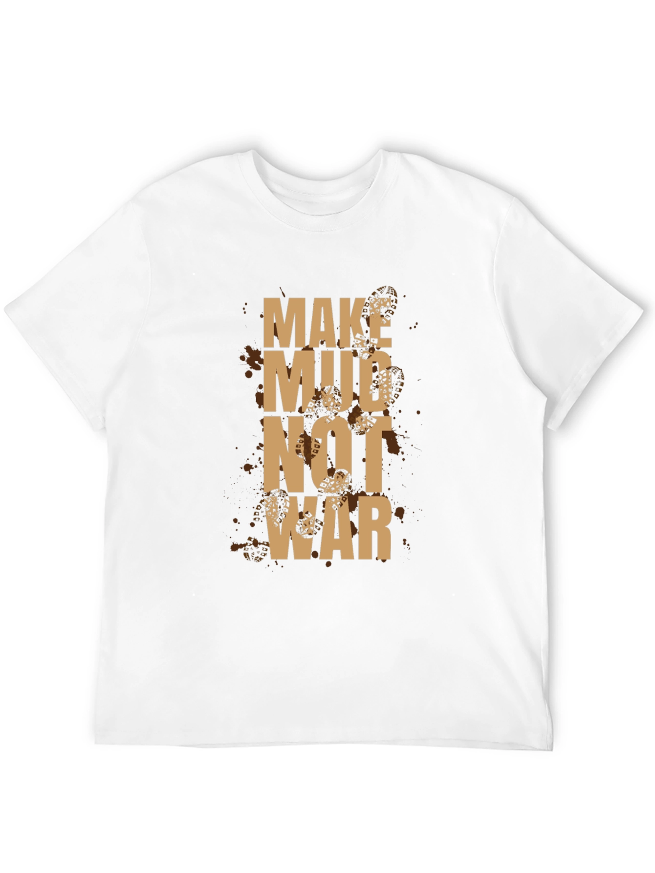 Make Mud Not War Graphic Tee - Black