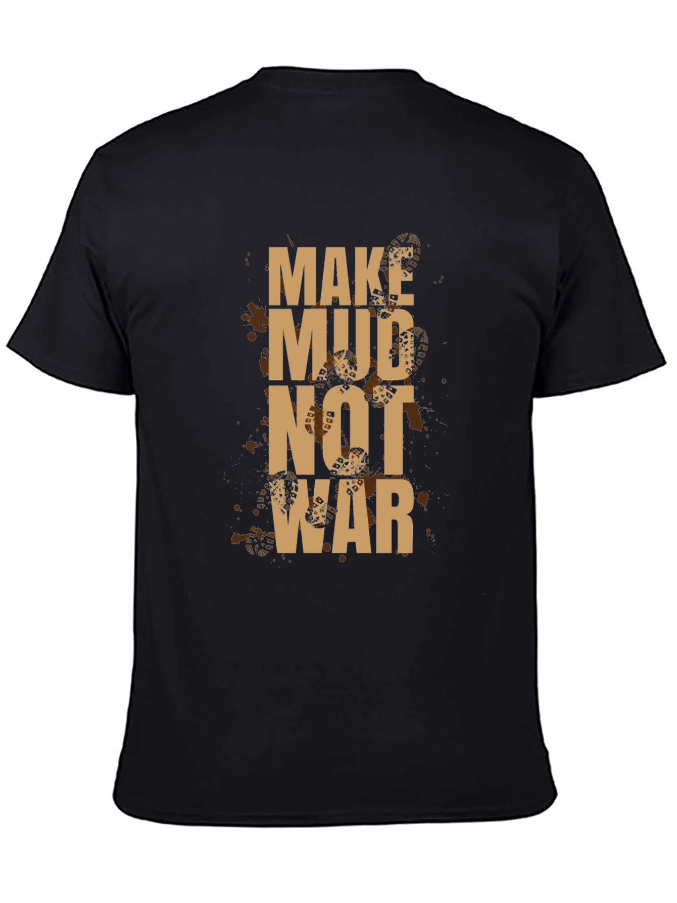 Make Mud Not War Graphic Tee - Black