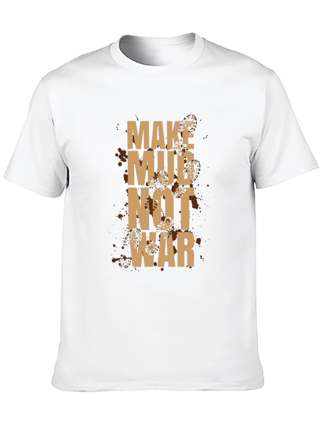 Make Mud Not War Graphic Tee - Black