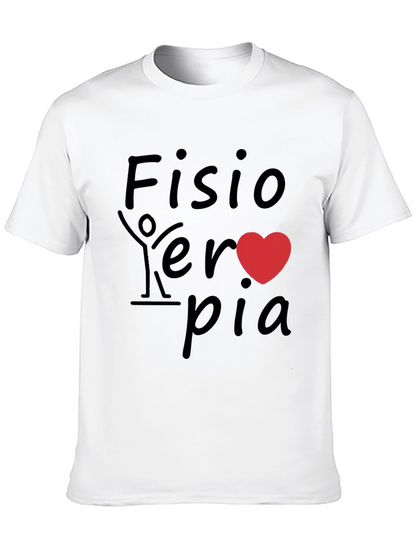 Fisioterapia Heart Graphic Tee - Black
