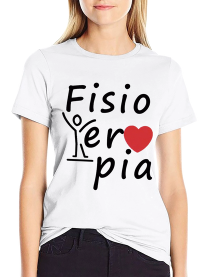 Fisioterapia Heart Graphic Tee - Black