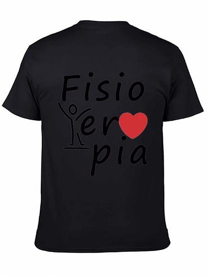 Fisioterapia Heart Graphic Tee - Black