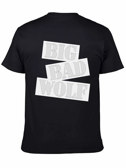 Big Bad Wolf Graphic T-Shirt - Black Cotton Tee