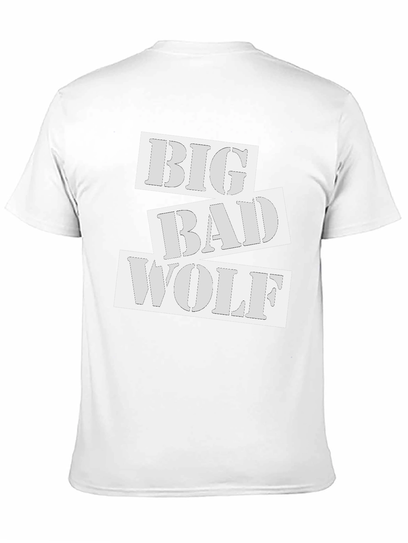 Big Bad Wolf Graphic T-Shirt - Black Cotton Tee