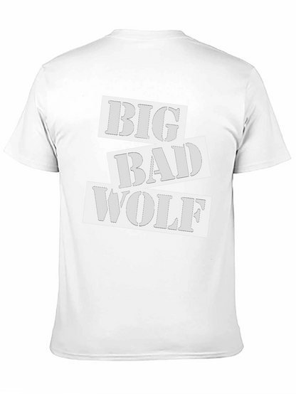 Big Bad Wolf Graphic T-Shirt - Black Cotton Tee