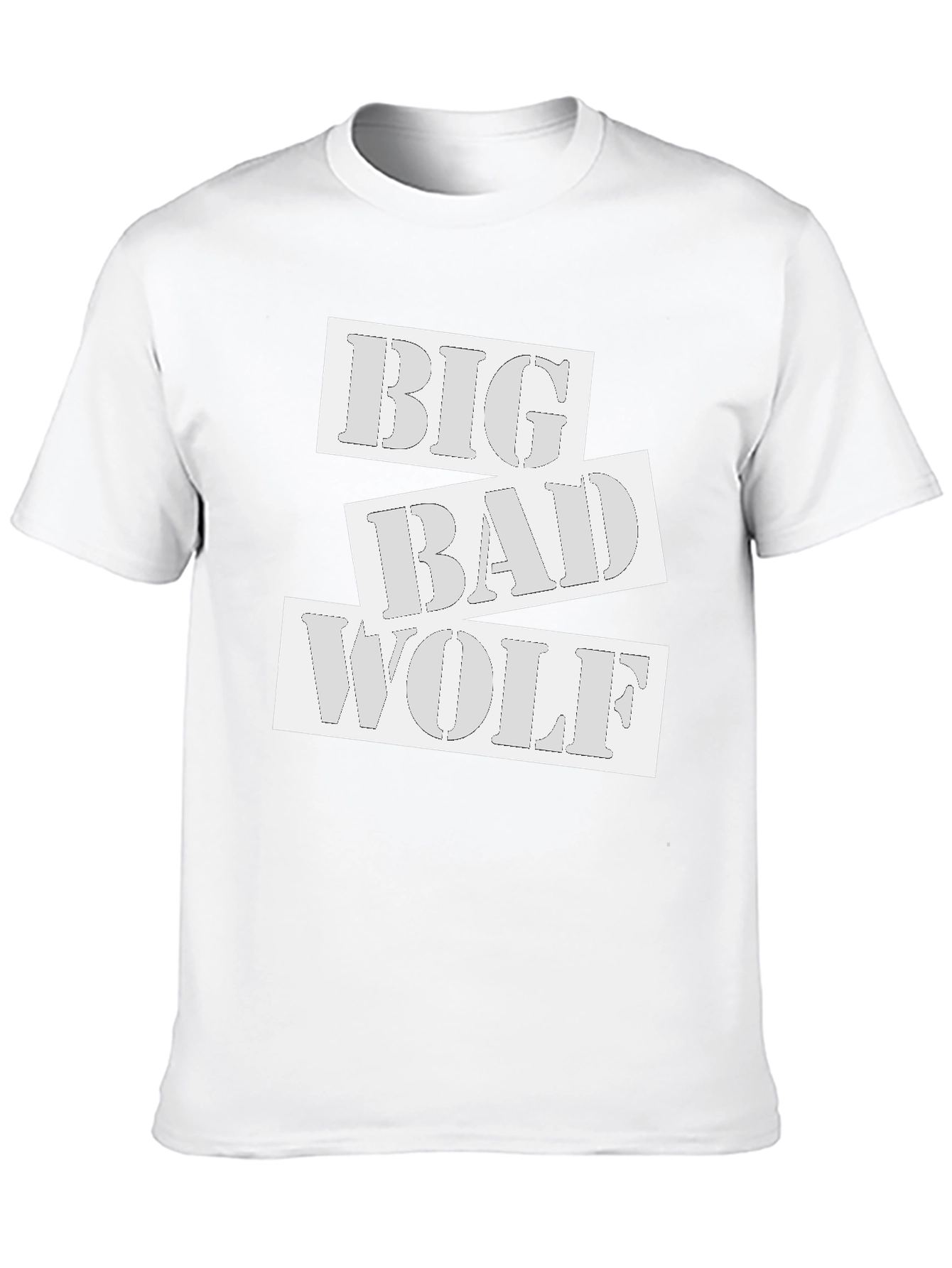 Big Bad Wolf Graphic T-Shirt - Black Cotton Tee