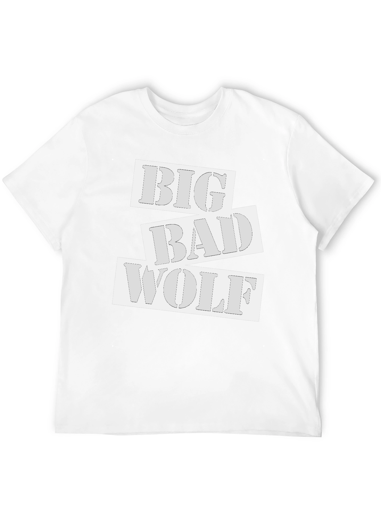 Big Bad Wolf Graphic T-Shirt - Black Cotton Tee