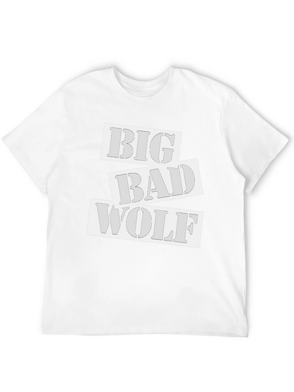 Big Bad Wolf Graphic T-Shirt - Black Cotton Tee